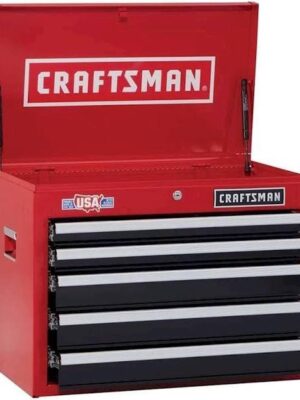 2000 Series 26-in W x 19.75-in H 5-Drawer Steel Tool Chest (Red) Cmst22652rb