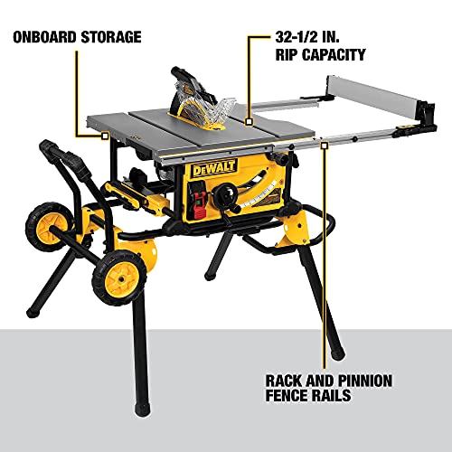 fdcb61c780bb466585cbfbe7f2f2f14d 10 Inch Table Saw, 32-1/2 Inch Rip Capacity, 15 Amp Motor, With Rolling
