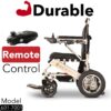 2020 Model Fold & Travel Lightweight Electric Wheelchair Motor Motorized Wheelchairs Electric Silla De Ruedas Power Wheelchair Power Scooter Aviation Travel Safe Heavy Duty Mobility Aids Chair